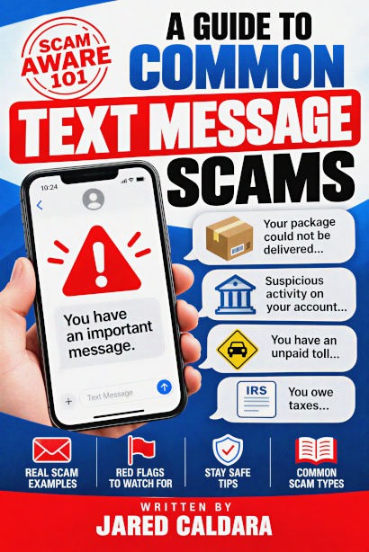 eBook: A Guide to Common Text Message Scams (Author: Jared Caldara)