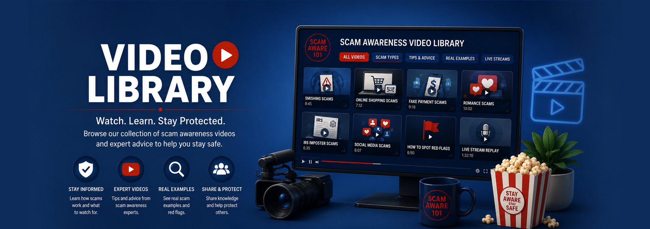 Scam Video Library (Watch Scam Videos)